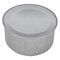 Imperial 3 in. D Galvanized Steel Crimped Pipe End Cap GV0732 - alternate 2